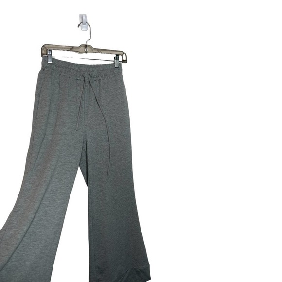 Luxe LA Grey Flare Yoga Pants Flared Sweat Pants, Bell Bottom Yoga Pants Size M - Picture 5 of 9